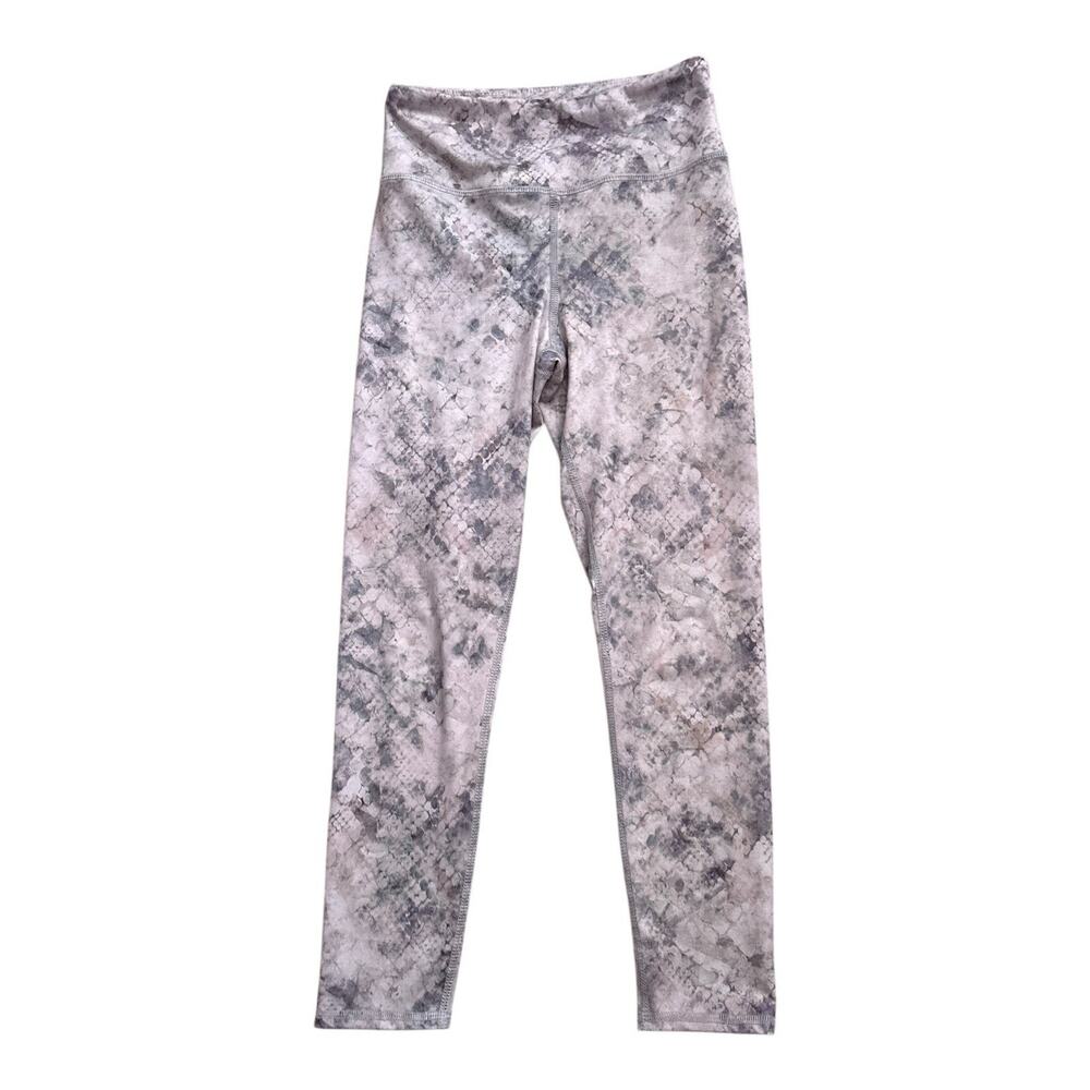 Evolution and Creation Snakeskin High Rise Yoga Leggings Womens Medium